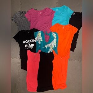Maternity shirt lot (size small)